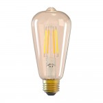 Tellur TLL331191 Wi‑Fi Smart крушка с нажежаема жичка E27, 6 W, опушена, регулируема бяла/топла светлина Tellur TLL331191 Wi‑Fi Smart крушка с нажежаема жичка E27, 6 W, опушена, регулируема бяла/топла светлина