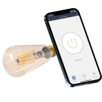 Tellur TLL331191 Wi‑Fi Smart крушка с нажежаема жичка E27, 6 W, опушена, регулируема бяла/топла светлина Tellur TLL331191 Wi‑Fi Smart крушка с нажежаема жичка E27, 6 W, опушена, регулируема бяла/топла светлина