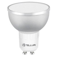 Tellur TLL331201 Wi‑Fi Smart LED крушка GU10, 5 W, бяла, топла и RGB светлина, димируема