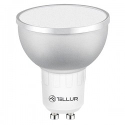 Tellur TLL331201 Wi‑Fi Smart LED крушка GU10, 5 W, бяла, топла и RGB светлина, димируема