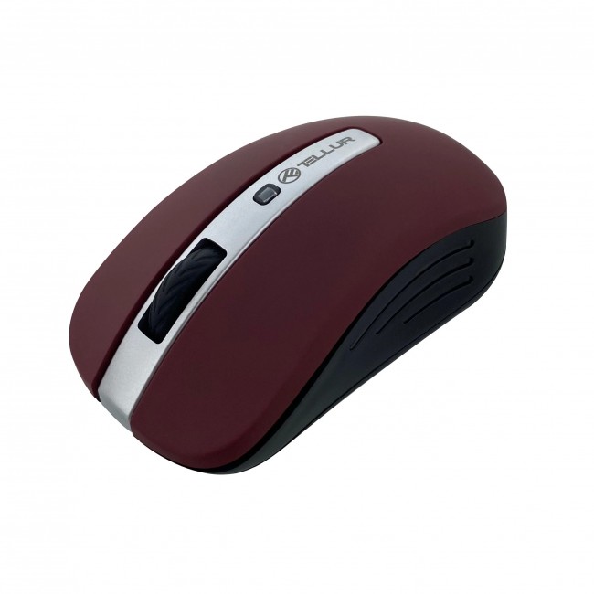 Tellur Basic TLL491091 безжична оптична мишка, 1600 DPI, LED, червена