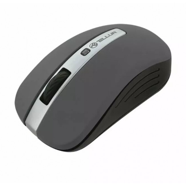 Tellur Basic (TLL491081) безжична оптична мишка, 1600 DPI, LED, сива