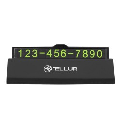 Tellur TLL171101 карта с телефонен номер за временно паркиране на автомобил, черна