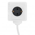 Tellur PowerCube TLL151111 удължителен кабел, 4 гнезда + 2xUSB, 1,5 м, бял Tellur PowerCube TLL151111 удължителен кабел, 4 гнезда + 2xUSB, 1,5 м, бял