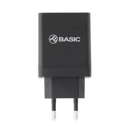 Tellur HC302 3-портово USB стенно зарядно 3 в 1, 3 x USB, 4.8A, черно