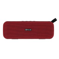 Tellur Loop колонка, 10W, Bluetooth 5.0, TWS, AUX 3.5 мм, MicroSD, Micro-USB, FM радио, червена — TLL161181