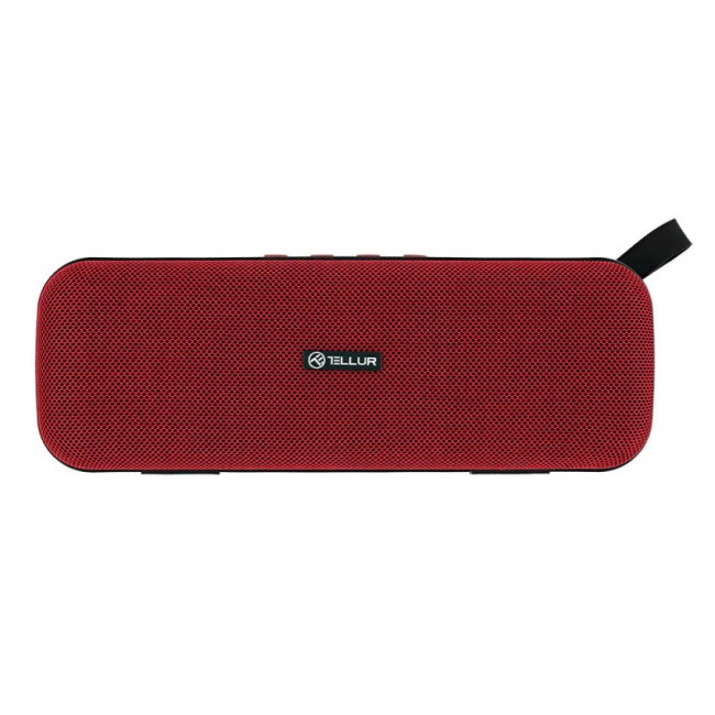 Tellur Loop колонка, 10W, Bluetooth 5.0, TWS, AUX 3.5 мм, MicroSD, Micro-USB, FM радио, червена — TLL161181 Tellur Loop колонка, 10W, Bluetooth 5.0, TWS, AUX 3.5 мм, MicroSD, Micro-USB, FM радио, червена — TLL161181