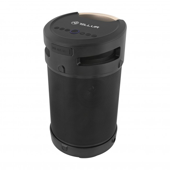 Tellur Rapture TLL161221 Bluetooth колонка 70 W с TWS, AUX 3.5 мм, USB-C и FM радио, черна