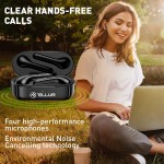 Tellur Ambia True Wireless слушалки, черни Tellur Ambia True Wireless слушалки, черни