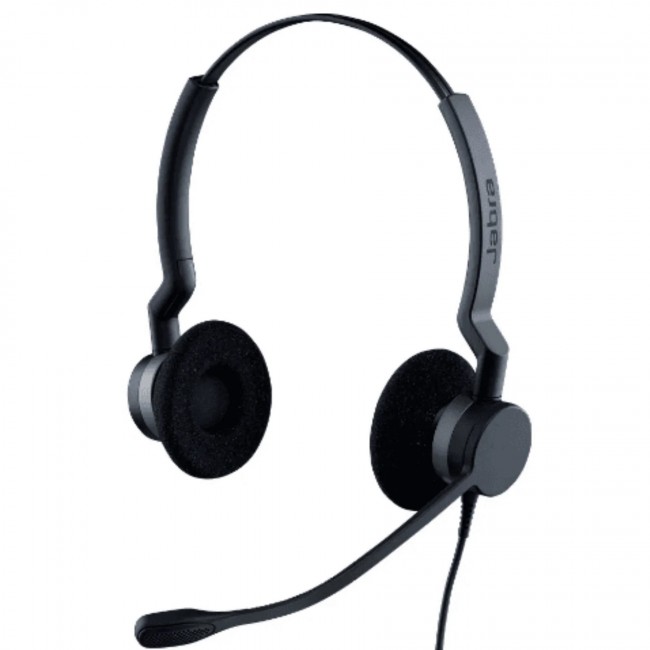 Jabra BIZ™ 2300 Duo, NC, WB, QD жична стерео слушалка Jabra BIZ™ 2300 Duo, NC, WB, QD жична стерео слушалка