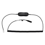 Jabra GN1200 (88011-100) RJ9 към 3,5 mm адаптерен кабел за Evolve, 2 м Jabra GN1200 (88011-100) RJ9 към 3,5 mm адаптерен кабел за Evolve, 2 м