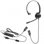 Tellur Voice 510N моно слушалка, QD, USB Tellur Voice 510N моно слушалка, QD, USB
