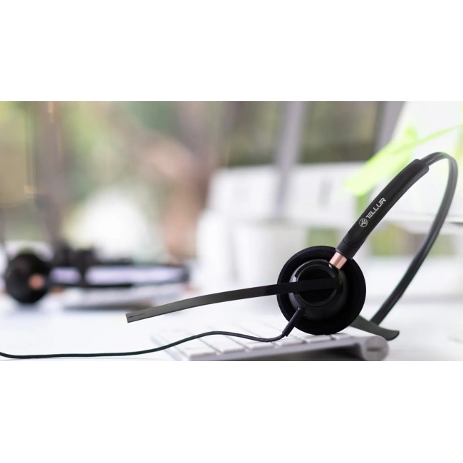 Tellur Voice 510N моно слушалка, QD, USB Tellur Voice 510N моно слушалка, QD, USB