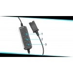 Tellur Voice 510N моно слушалка, QD, USB Tellur Voice 510N моно слушалка, QD, USB