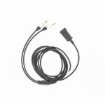 Tellur TLL416003 свързващ кабел QD към 2×3.5 мм, 2.2 м, черен Tellur TLL416003 свързващ кабел QD към 2×3.5 мм, 2.2 м, черен