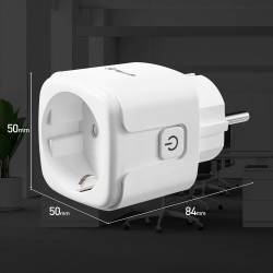 Tellur TLL331311 Wi‑Fi Smart II контакт, 3680 W, 16 A, бял