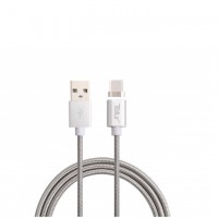 Tellur TLL155321 кабел за данни, USB-A към USB-C, 1 м, магнитен, сребрист
