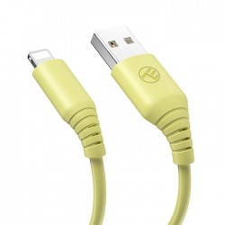 Tellur TLL155397 кабел за данни USB-A към Lightning, 1 м, жълт