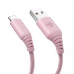 Tellur TLL155399 кабел за данни и зареждане USB-A към Lightning, 1 м, розов