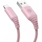 Tellur TLL155399 кабел за данни и зареждане USB-A към Lightning, 1 м, розов