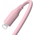 Tellur TLL155399 кабел за данни и зареждане USB-A към Lightning, 1 м, розов