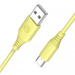 Tellur TLL155400 кабел за данни USB-A към USB-C, 1 м, жълт Tellur TLL155400 кабел за данни USB-A към USB-C, 1 м, жълт