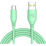 Tellur TLL155401 кабел за данни USB-A към USB-C, 1 м, зелен Tellur TLL155401 кабел за данни USB-A към USB-C, 1 м, зелен