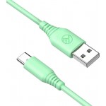 Tellur TLL155401 кабел за данни USB-A към USB-C, 1 м, зелен Tellur TLL155401 кабел за данни USB-A към USB-C, 1 м, зелен