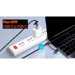 Tellur TLL155411 кабел за данни 4 в 1 USB-A/USB-C към USB-C/Lightning, 1 м, черен