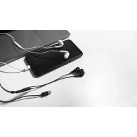 Tellur Attune слушалки, Type-C, бели