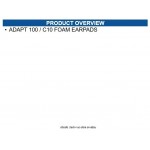 EPOS | Sennheiser ADAPT 100 / C10 foam earpads – дунапренови наушници, 2 бр. EPOS | Sennheiser ADAPT 100 / C10 foam earpads – дунапренови наушници, 2 бр.