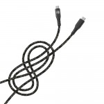 Tellur Green PD60W кабел за данни, USB-C към USB-C, 1 м, черен, TLL155471 Tellur Green PD60W кабел за данни, USB-C към USB-C, 1 м, черен, TLL155471