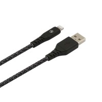 Tellur Green TLL155481 кабел за данни USB-A към Lightning, 1 м, черен