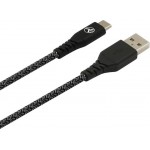 Tellur Green TLL155491 кабел за данни USB-A към USB-C, 1 м, черен
