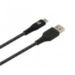 Tellur Green TLL155491 кабел за данни USB-A към USB-C, 1 м, черен