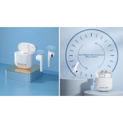 Tellur AURA слушалки, Bluetooth, бял