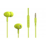 Tellur Gamma TLL162321 слушалки тапи, In-Ear, 3,5 мм жак, микрофон, зелени Tellur Gamma TLL162321 слушалки тапи, In-Ear, 3,5 мм жак, микрофон, зелени