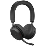 Jabra Evolve2 75 MS USB-C с ANC, Link 380 и стойка за зареждане, черни Jabra Evolve2 75 MS USB-C с ANC, Link 380 и стойка за зареждане, черни