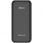 Tellur PBC303 външна батерия 30000mAh, 2xUSB + Type-C + MicroUSB, черна