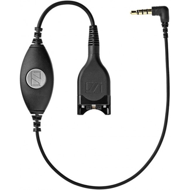 EPOS CMB 01 CTRL кабел за слушалки с EasyDisconnect и 3,5 мм жак, черен EPOS CMB 01 CTRL кабел за слушалки с EasyDisconnect и 3,5 мм жак, черен