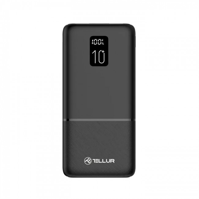 Tellur PD102 Boost Pro външна батерия, 10000mAh, 2xQC3.0 + PD20W, LCD дисплей, черна Tellur PD102 Boost Pro външна батерия, 10000mAh, 2xQC3.0 + PD20W, LCD дисплей, черна