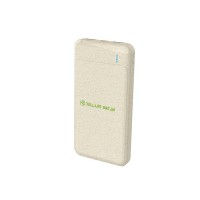 Tellur Green PD103 Power Bank външна батерия, 10000 mAh, 2x QC3.0 + PD 18 W, кремав