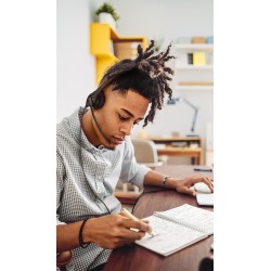 Jabra Biz 1100 EDU стерео слушалки за обучение, 3.5 мм, черен