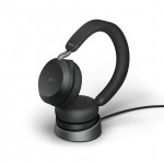 Jabra Evolve2 75 Bluetooth стерео слушалки с ANC, Jabra Link 380, MS, USB-A, зарядна стойка, черни Jabra Evolve2 75 Bluetooth стерео слушалки с ANC, Jabra Link 380, MS, USB-A, зарядна стойка, черни