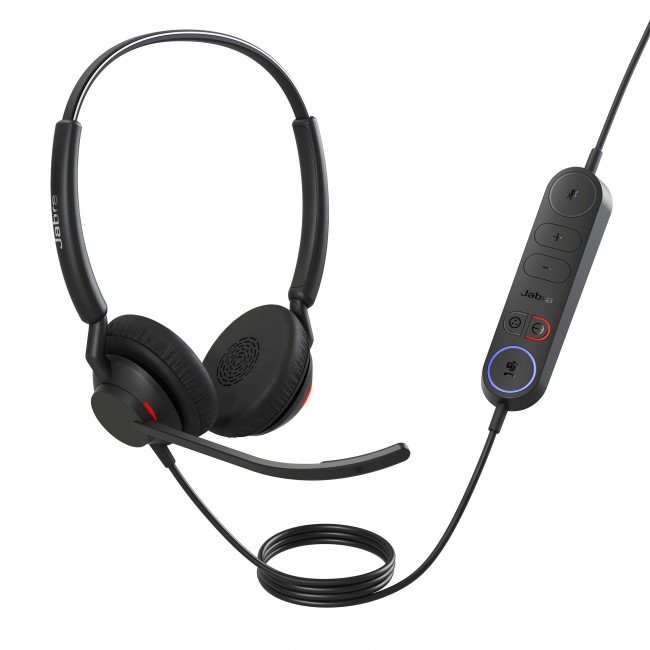 Jabra Engage 40 стерео слушалки, MS, USB-A, черни Jabra Engage 40 стерео слушалки, MS, USB-A, черни