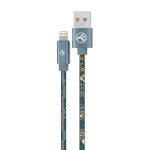 Tellur Graffiti TLL155631 кабел за данни USB-A към Lightning, 3A, 1 м, син Tellur Graffiti TLL155631 кабел за данни USB-A към Lightning, 3A, 1 м, син