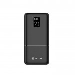 Tellur Boost Pro PD202 външна батерия, 20000 mAh, 2x QC3.0 22.5 W + PD 20 W, LCD дисплей, черен Tellur Boost Pro PD202 външна батерия, 20000 mAh, 2x QC3.0 22.5 W + PD 20 W, LCD дисплей, черен