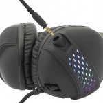 White Shark GH-2140 OX / RGB гейминг слушалки за PC, PS4, PS5, XBOX и MAC, 3.5 мм, черни