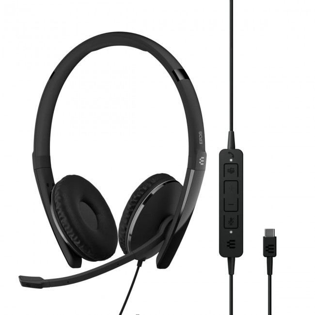 EPOS ADAPT 160T ANC USB-C стерео слушалки, USB-C, ANC, Microsoft Teams, черни EPOS ADAPT 160T ANC USB-C стерео слушалки, USB-C, ANC, Microsoft Teams, черни