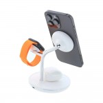 Tellur TLL151391 3-в-1 безжично MagSafe зарядно за бюро, 15 W, бяло